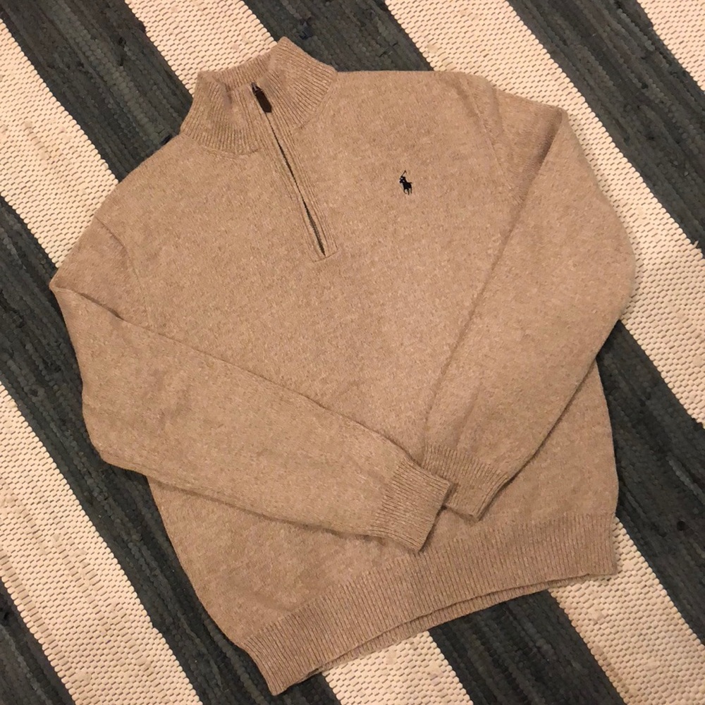 Polo Ralph Lauren Men’s Sweater, Oatmeal Size L